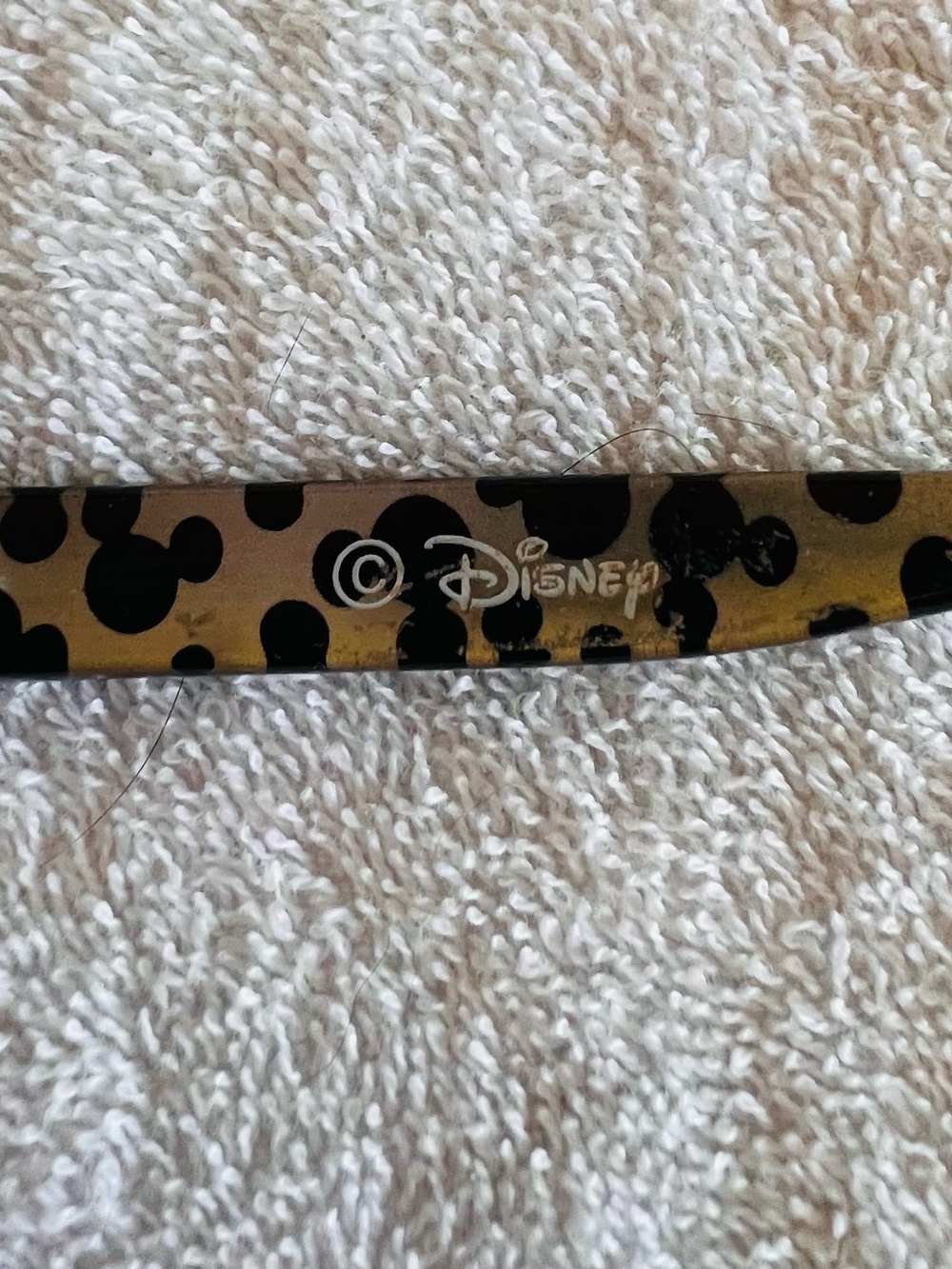 Disney Black Frame Reading Glasses with Gold Tortoiseshell Temples - Picture 5 of 7